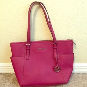 Pink Michael Kors tote